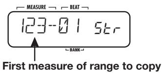 ZOOM RT-223 - Press the [EDIT] key while holding down the [INSERT/COPY] key. - 2