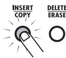 ZOOM RT-223 - Press the [INSERT/COPY] key. - 1