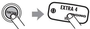 ZOOM RT-223 - Press the [FUNCTION] key followed by pad [0] (MIDI). - 1