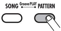 ZOOM RT-223 - Press the [PATTERN] key. - 1