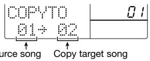 ZOOM RT-323 - Copying a Song - 1