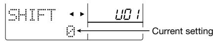 ZOOM RT-323 - Changing the play timing (shift) - 1