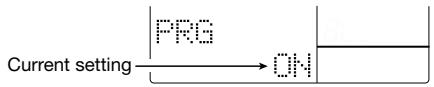 ZOOM RT-323 - Enable/disabling program change information send (PRG) - 1