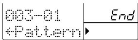 ZOOM RT-323 - Pattern information step input - 10