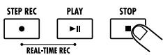 ZOOM RT-323 - Press the [ ] key to terminate step input. - 1