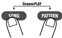 ZOOM RT-323 - Press the [SONG] key and [PATTERN] key together. - 1