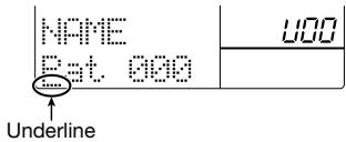 ZOOM RT-323 - Changing the pattern name - 1