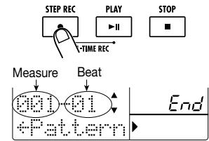 ZOOM RT-323 - Press the [REC] key. - 1
