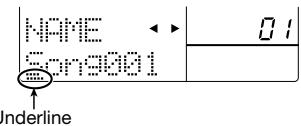 ZOOM RT-323 - Changing the song name - 1