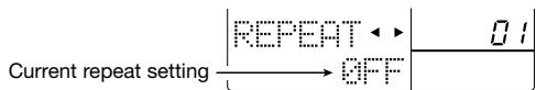 ZOOM RT-323 - Song repeat playback setting - 1