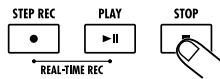 ZOOM RT-323 - - Deleting accidentally entered transpose information - 6