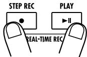 ZOOM RT-323 - While holding down the [REC] key, press the [  ] key - 2