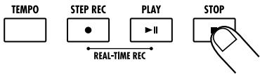 ZOOM RT-323 - Press the [■] key - 1