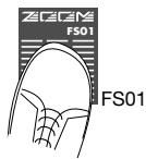 ZOOM RT-323 - Controlling the RT-323 With a Foot Switch (FS01) - 5
