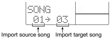 ZOOM RT-323 - - SONG was selected - 1