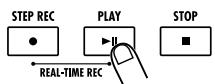 ZOOM RT-323 - To listen to the recorded song, press the [] key. - 1
