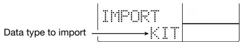 ZOOM RT-323 - Partial Import of Data from a SmartMedia Card - 2