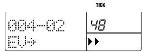 ZOOM RT-323 - When wishing to input pattern information midway in the measure, use the [STEP] key to shift the current position. - 2