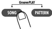 ZOOM RT-323 - Press the [PATTERN] key or [SONG] key - 1