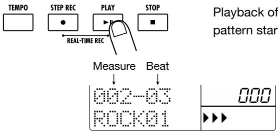 ZOOM RT-323 - Press the [▶II] key - 1