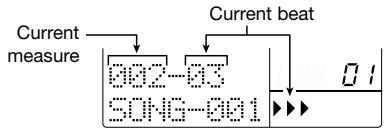 ZOOM RT-323 - Press the [▶II] key. - 2