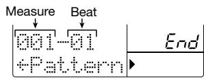 ZOOM RT-323 - Pattern information step input - 2