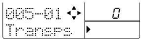 ZOOM RT-323 - - Deleting accidentally entered transpose information - 3