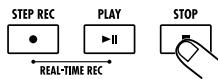 ZOOM RT-323 - Hit the pad with the first pattern to start real-time input. - 6