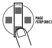 ZOOM RT-323 - Press one of the [] / [] keys - 1