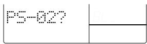 ZOOM RT-323 - Press the [UTILITY] key, and use the []/[] keys to call up "PS-02?" on the display. Then press the [ENTER] key. - 1