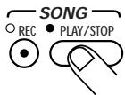 ZOOM ST-224 - STEP8 To resample a song, press the [SONG PLAY/STOP] key. To resample pad play, hit one of pads 1 - 8. - 1
