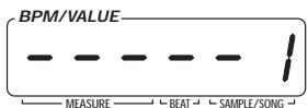 ZOOM ST-224 - STEP1 In play mode, use the [-] [+ ] keys to select an empty song (1 - 8). - 2