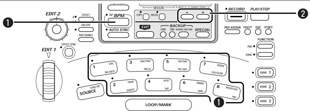 ZOOM ST-224 - Changing BPM for Every Pad (Auto Sync Advanced Steps) - 1