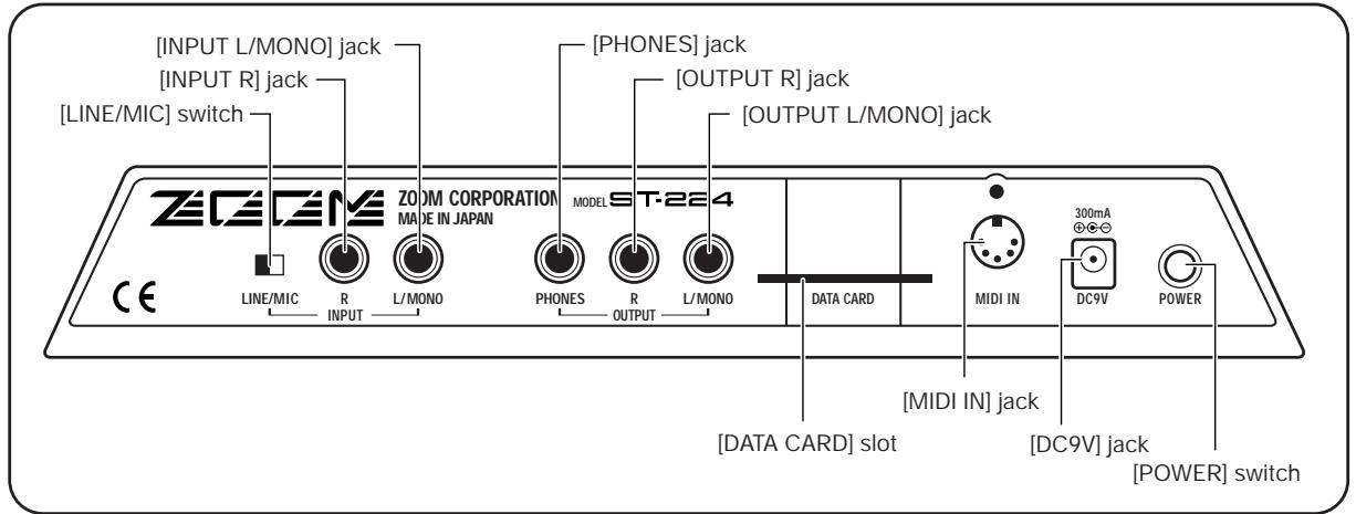 ZOOM ST-224 - Rear Panel - 1