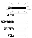 ZOOM 607 - Select the module to be controlled by the pedal - 1
