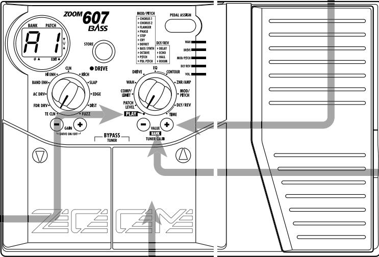 ZOOM 607 - Set 607 to play mode - 2