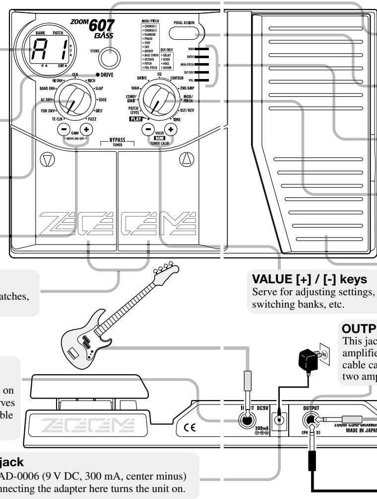 ZOOM 607 - INPUT jack - 1