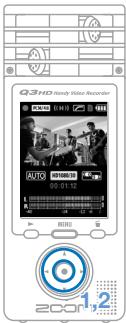 ZOOM Q3HD - Recording audio and video - 2