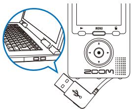 ZOOM Q3HD - Connecting external devices - 1