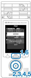 ZOOM Q3HD - Editing recordings - 1