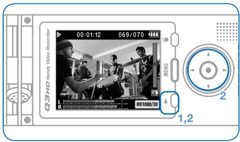 ZOOM Q3HD - Playing recordings - 2