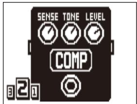 ZOOM A3 - | To select an effect type - 4