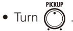 ZOOM A3 - For the pickup input - 1