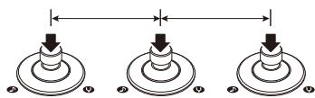 ZOOM A3 - To set the tempo by tapping the footswitch - 1