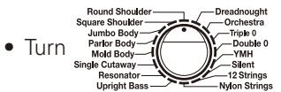 ZOOM A3 - | To select the body type - 1