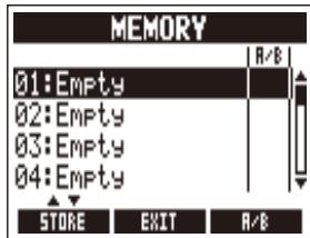 ZOOM A3 - | To save a patch memory - 2