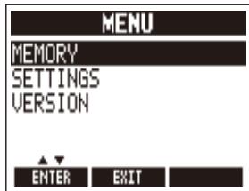ZOOM A3 - | To select a patch memory - 2