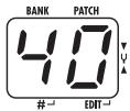 ZOOM B21U - - While the reference pitch value is shown, turn Parameter knob 1 to adjust it. - 1
