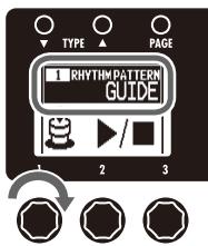 ZOOM B3 - To select the rhythm pattern - 3