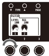 ZOOM B3 - | To adjust the patch level - 2